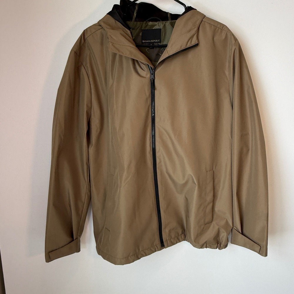 Banana Republic Mens Water‎ Resistant 3 Layer Anorak Jacket Size XL